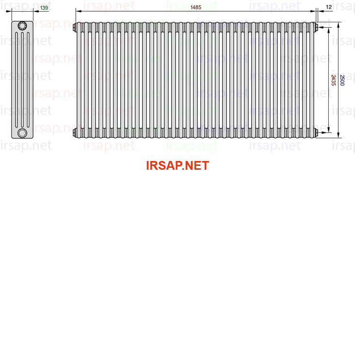 Радиатор IRSAP Tesi 42500/33 T30 CL 01